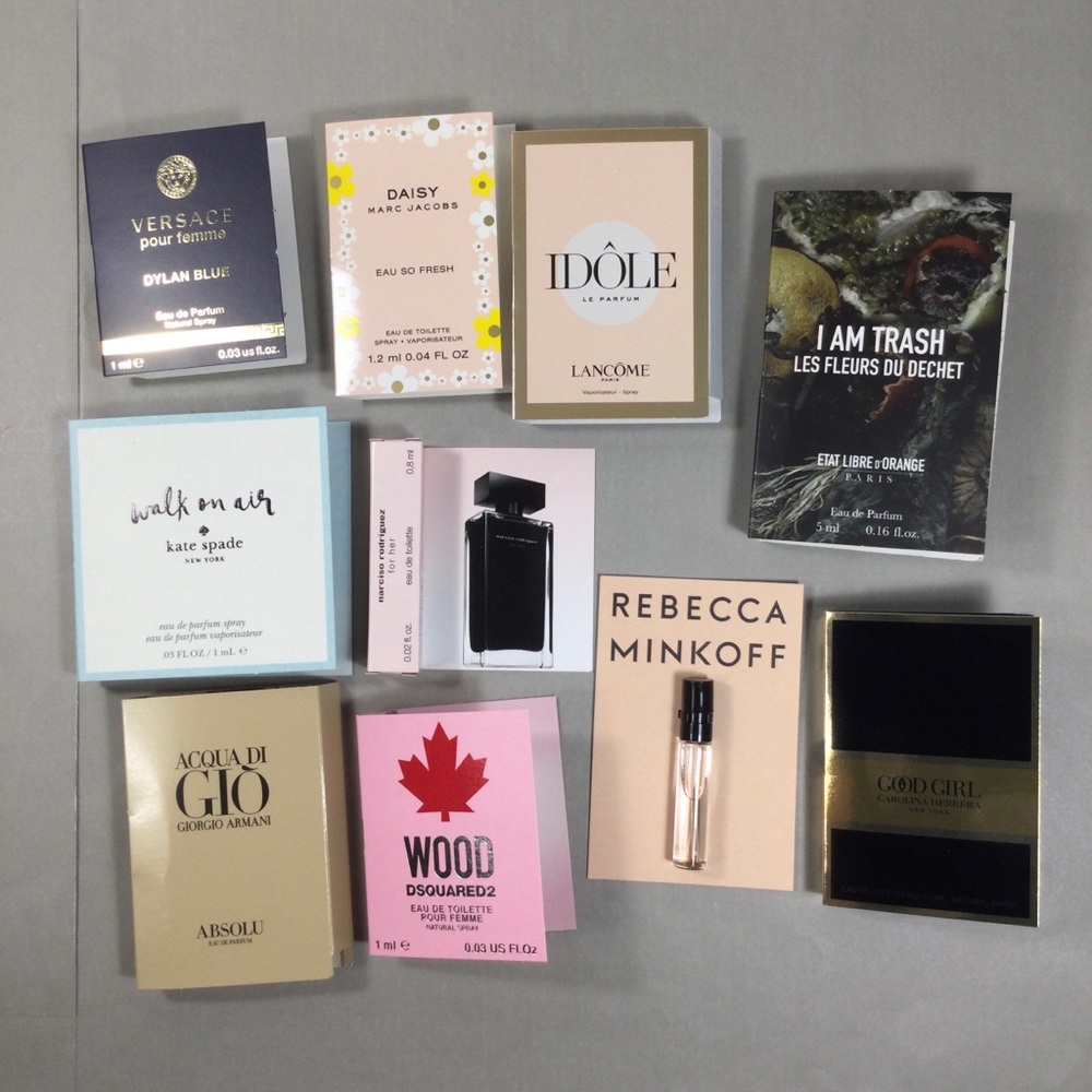 New Fragrance Perfume Samples 10 Total